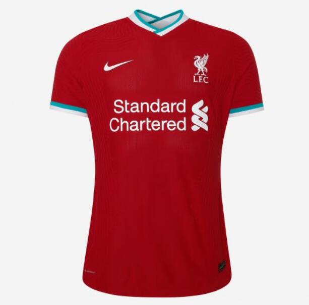 Liverpool Home Kit Soccer Jersey Player Version 2020/21